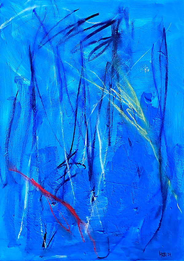 IN BLAU